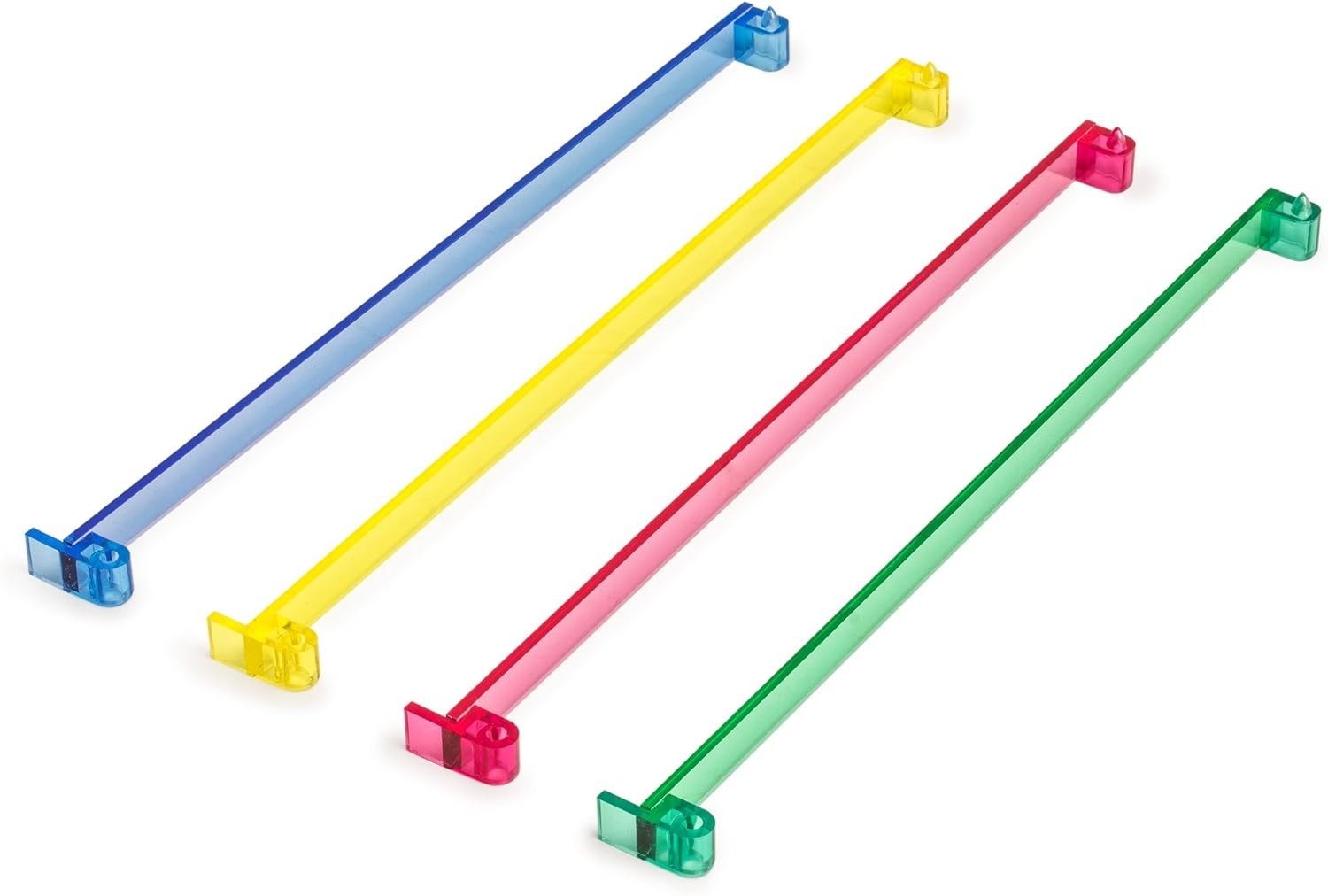 American Mahjong Tile Pushers Set of 4 Multi-Color Acrylic, 18-Inch