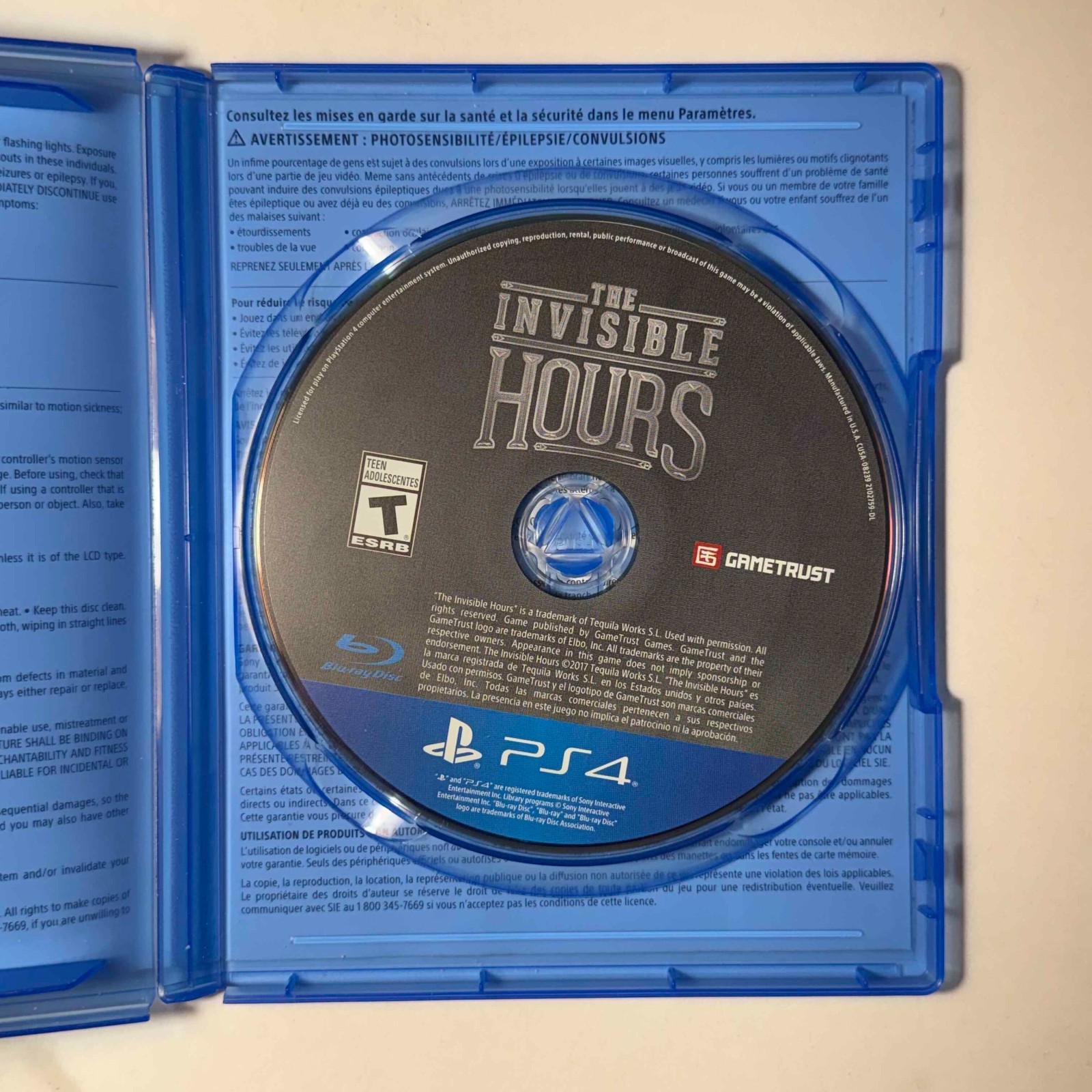 The Invisible Hours | PS4 | PSVR | Lot #6 | PRISTINE | Bundle 3+ Games & Save