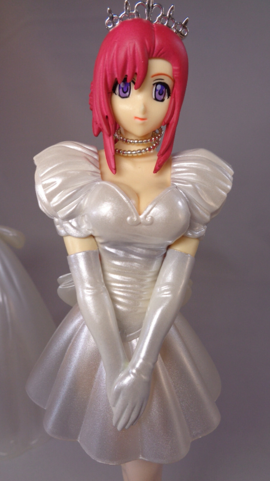 Mizuho Kazami Short & Long Wedding Dress White Silver Bride SIFEX Onegai Teacher