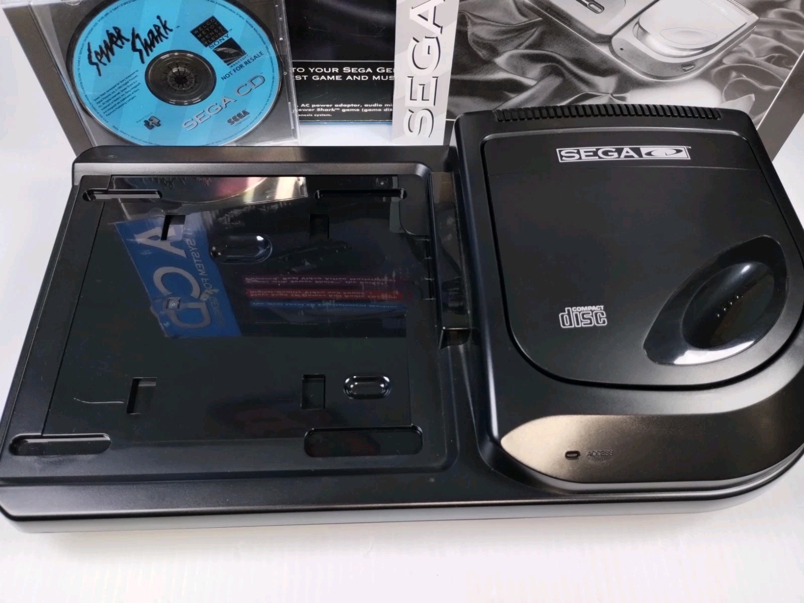 Sega CD Video Game System Console Fully CIB Tested Works