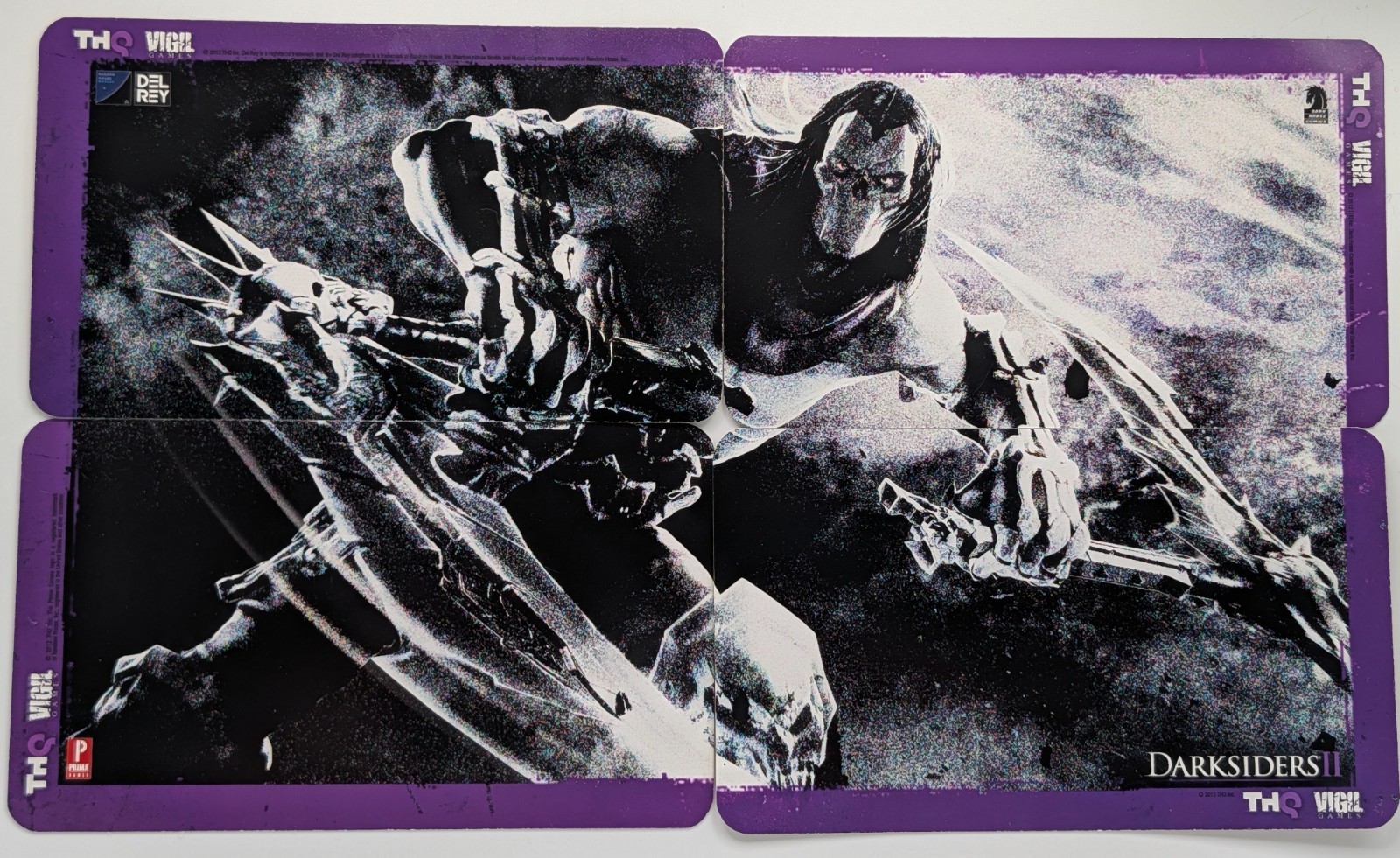 Darksiders II SDCC 2012 Tarot Card Set (Complete all 4 Cards) THQ Promo Rare
