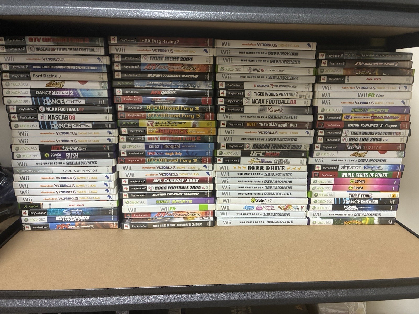 99 Assorted Video Games Lot Nintendo Wii Xbox Xbox 360 Ps2