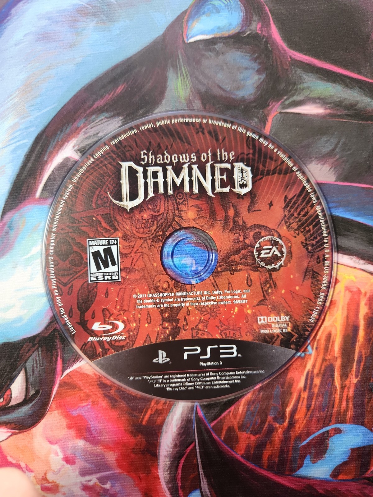 Shadows of the Damned Sony PlayStation 3 PS3 Disc Only Tested