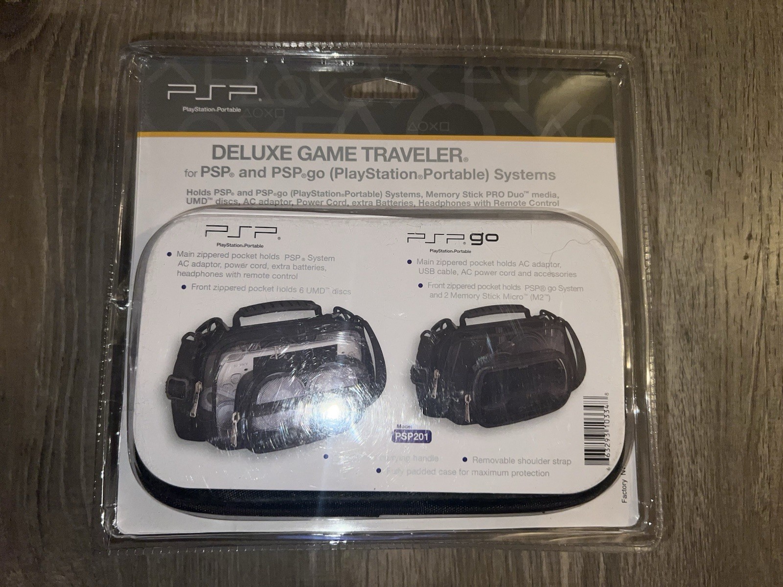 Sony PlayStation PSP & PSP go Deluxe Game Traveler Case OEM/RARE New Sealed