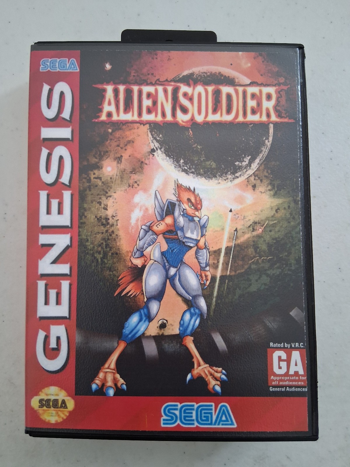 Alien Soldier in Case – SEGA Genesis USA Version Great Condition No Manual