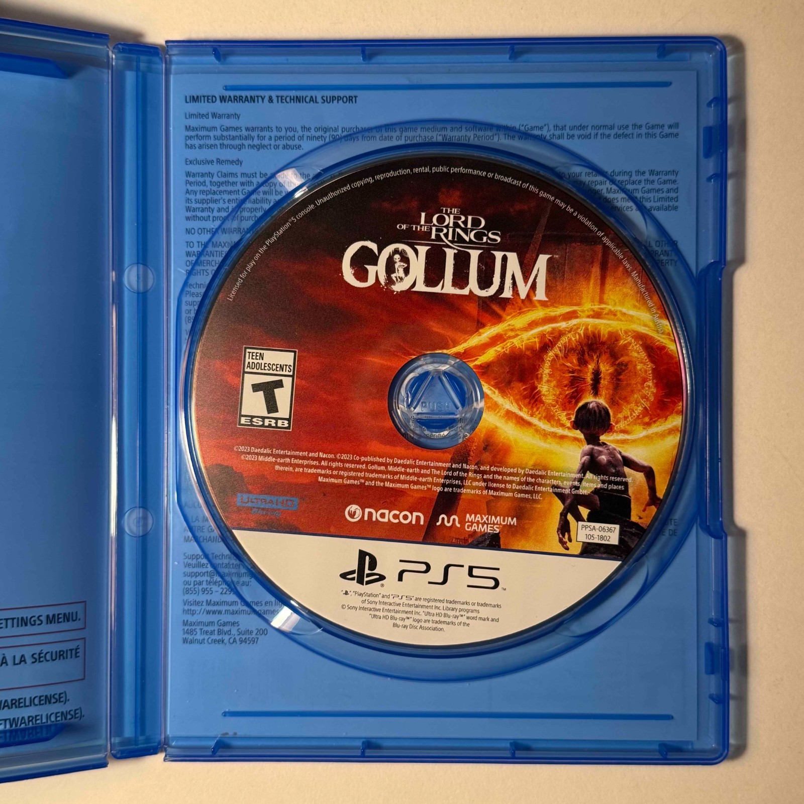 The Lord of the Rings: Gollum | PS5 | Lot #10 | PRISTINE