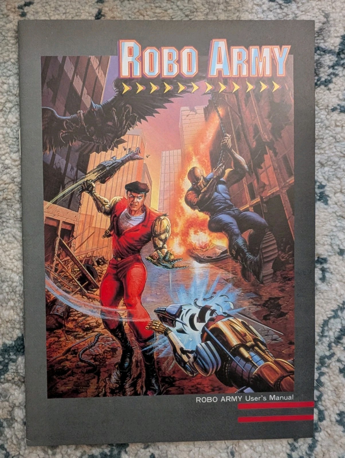 Robo Army Neo Geo AES – English Euro Complete – Non-Dog Tag