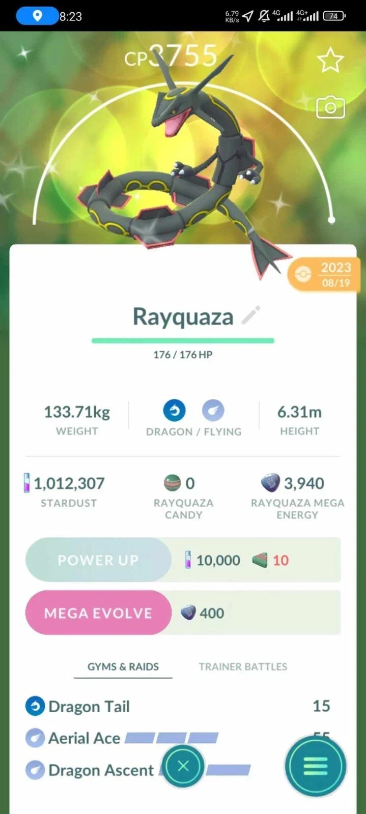 Shiny Pokémon Legendary | PTC Go | Read The Description