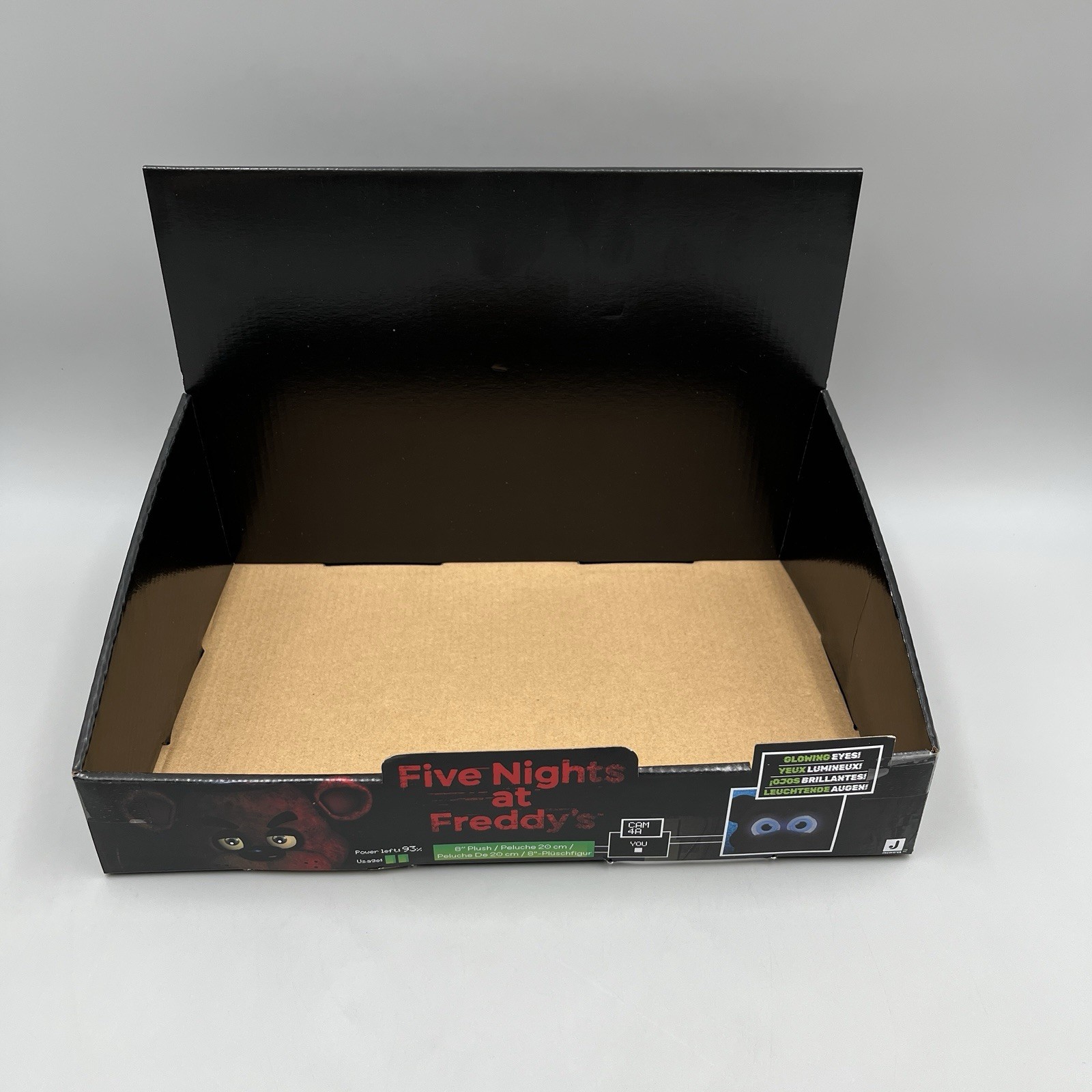 Five Nights at Freddy’s FNAF Jazwares Glow Eyes 8” Plush Display BOX ONLY