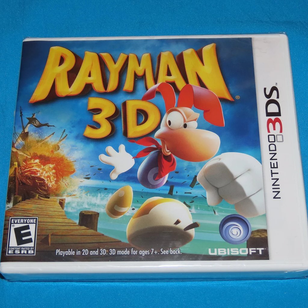 Rayman 3D Nintendo 3DS Video Game Brand New / Sealed
