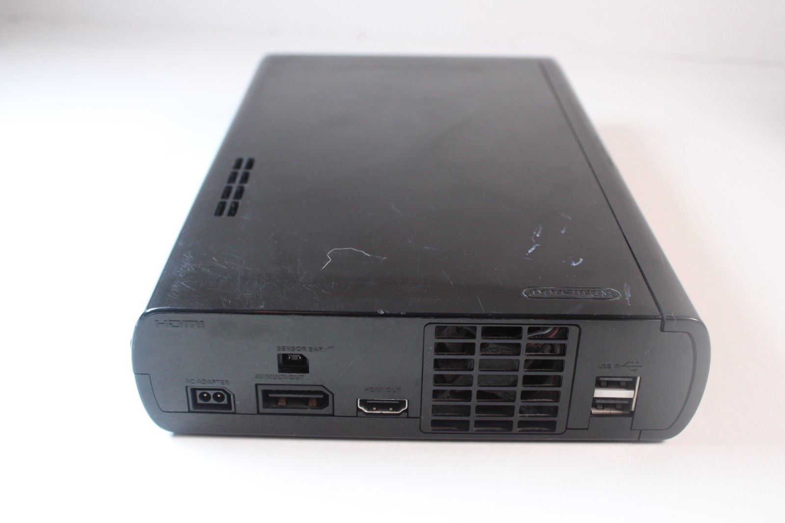 Nintendo Wii U WUP-101(02) 32GB Black Console Only *No Gamepad* Tested & Working