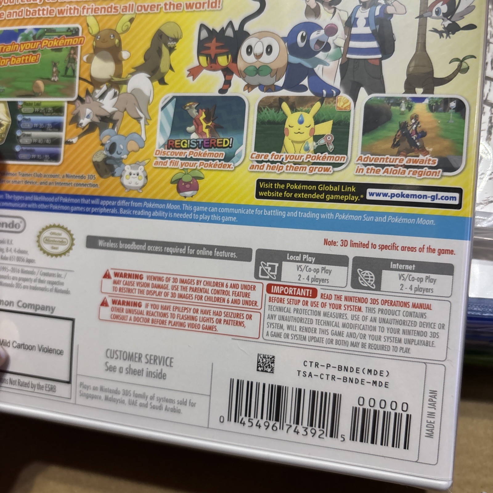 Pokemon Sun Nintendo 3DS• UAE, Malaysia Singapore