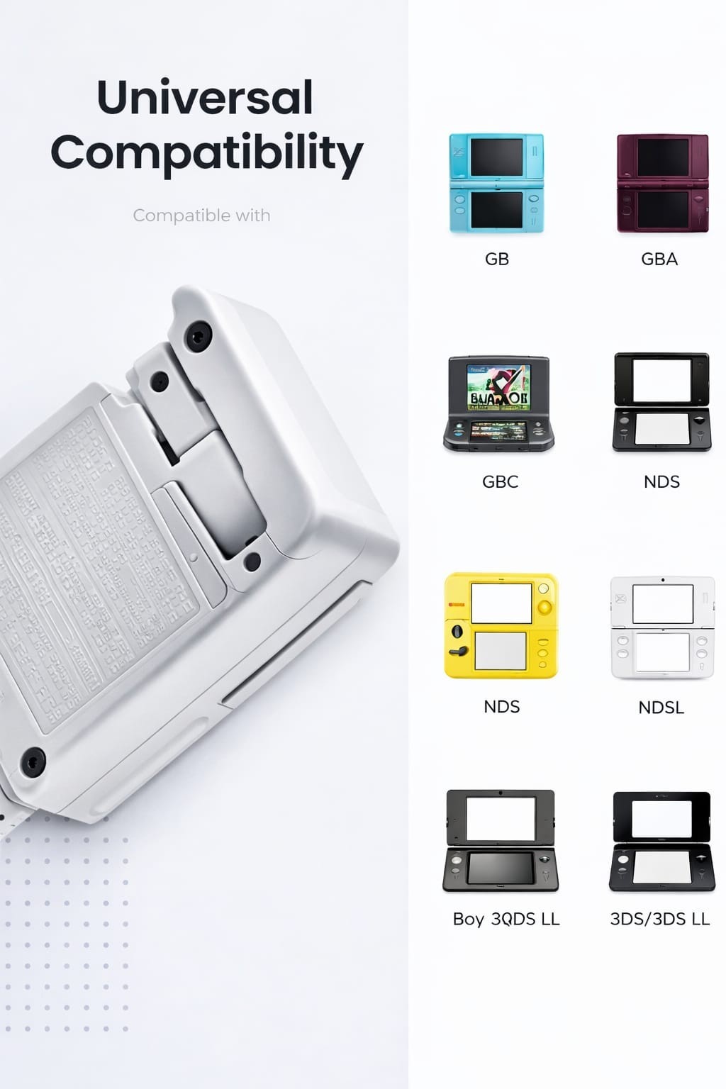 AC Adapter Home Wall Charger Cable Power Plug for Nintendo DSi/ 2DS/ 3DS/ DSi XL