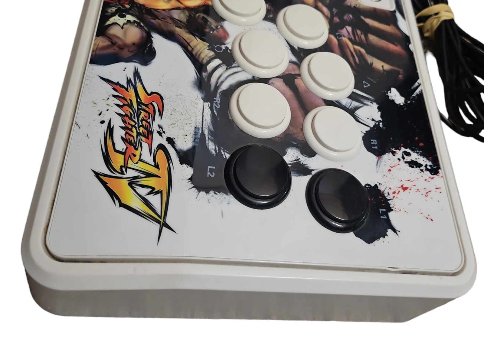 Street Fighter IV Arcade Fight Stick Mad Catz XBOX 360 Capcom TESTED Fightstick