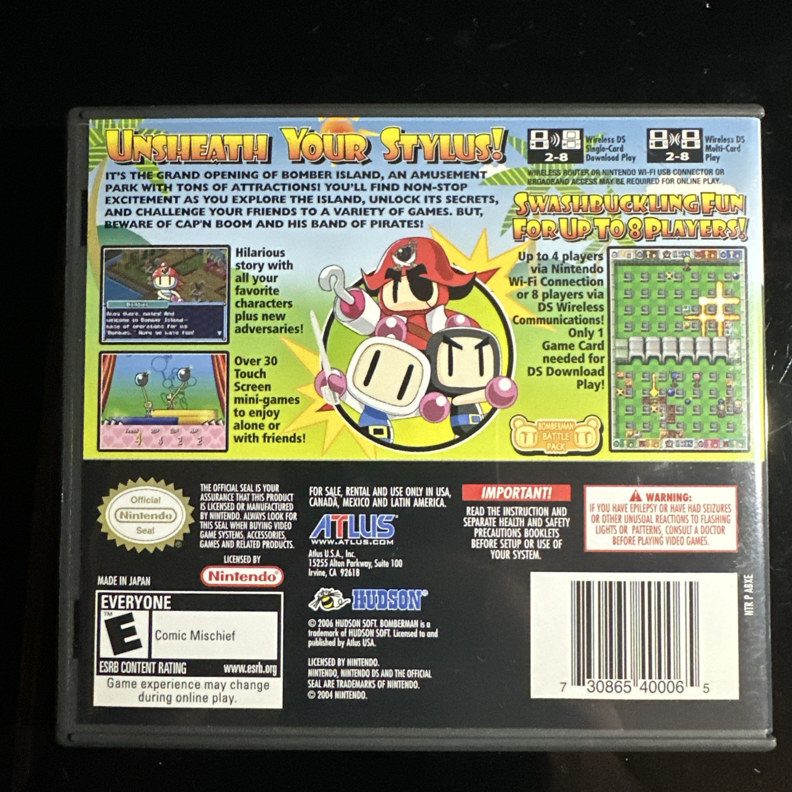 Bomberman Land Touch – Nintendo DS Game – Complete – Tested
