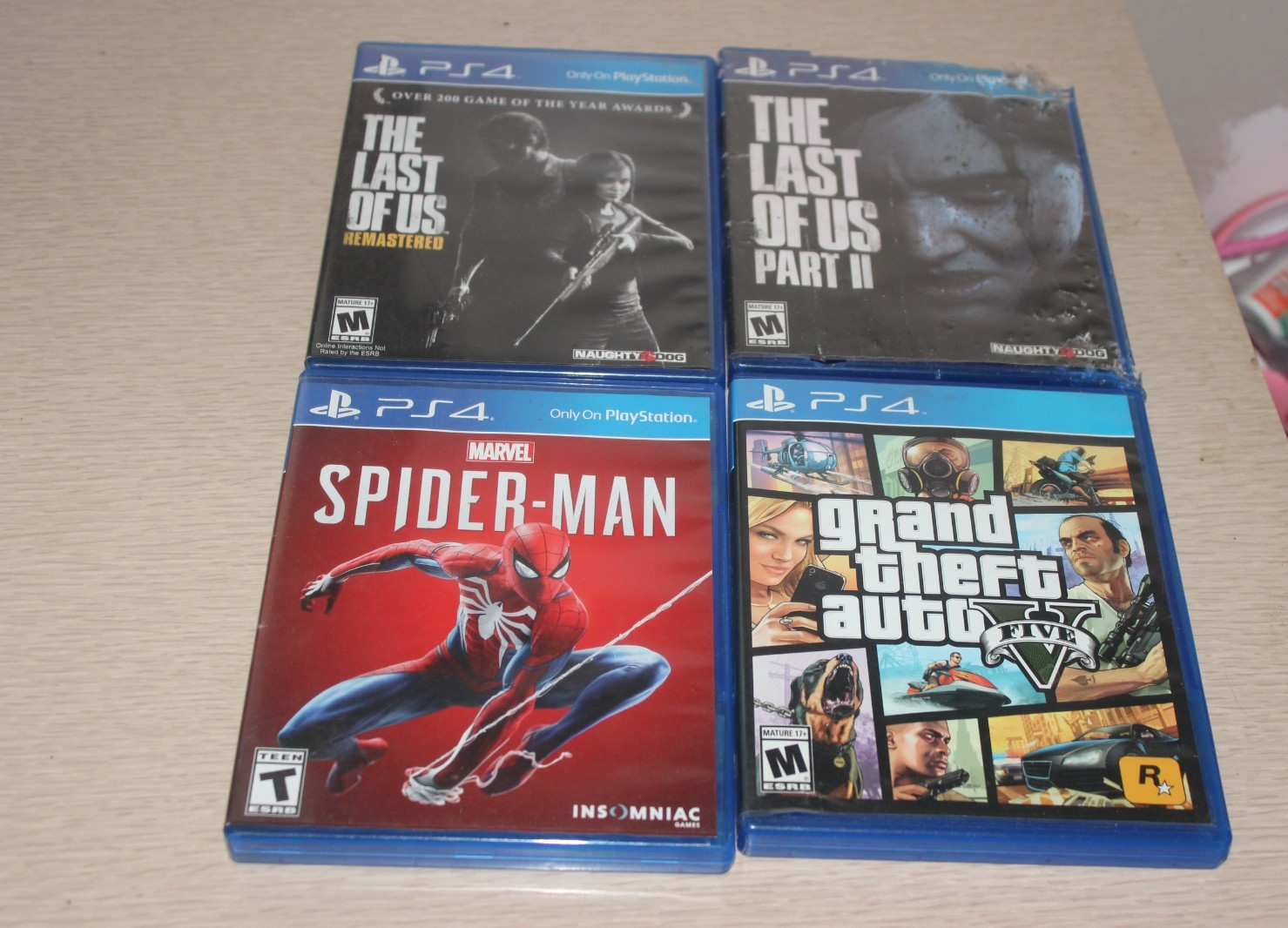 PlayStation 4 30+ games bundle: Spider-Man PS4, GTA V, Resident Evil, Witcher 3