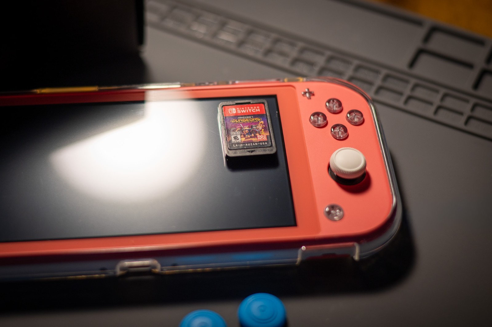 Custom Pink Nintendo Switch Lite 128GB TMR Hall Effect New Screen Game Bundle