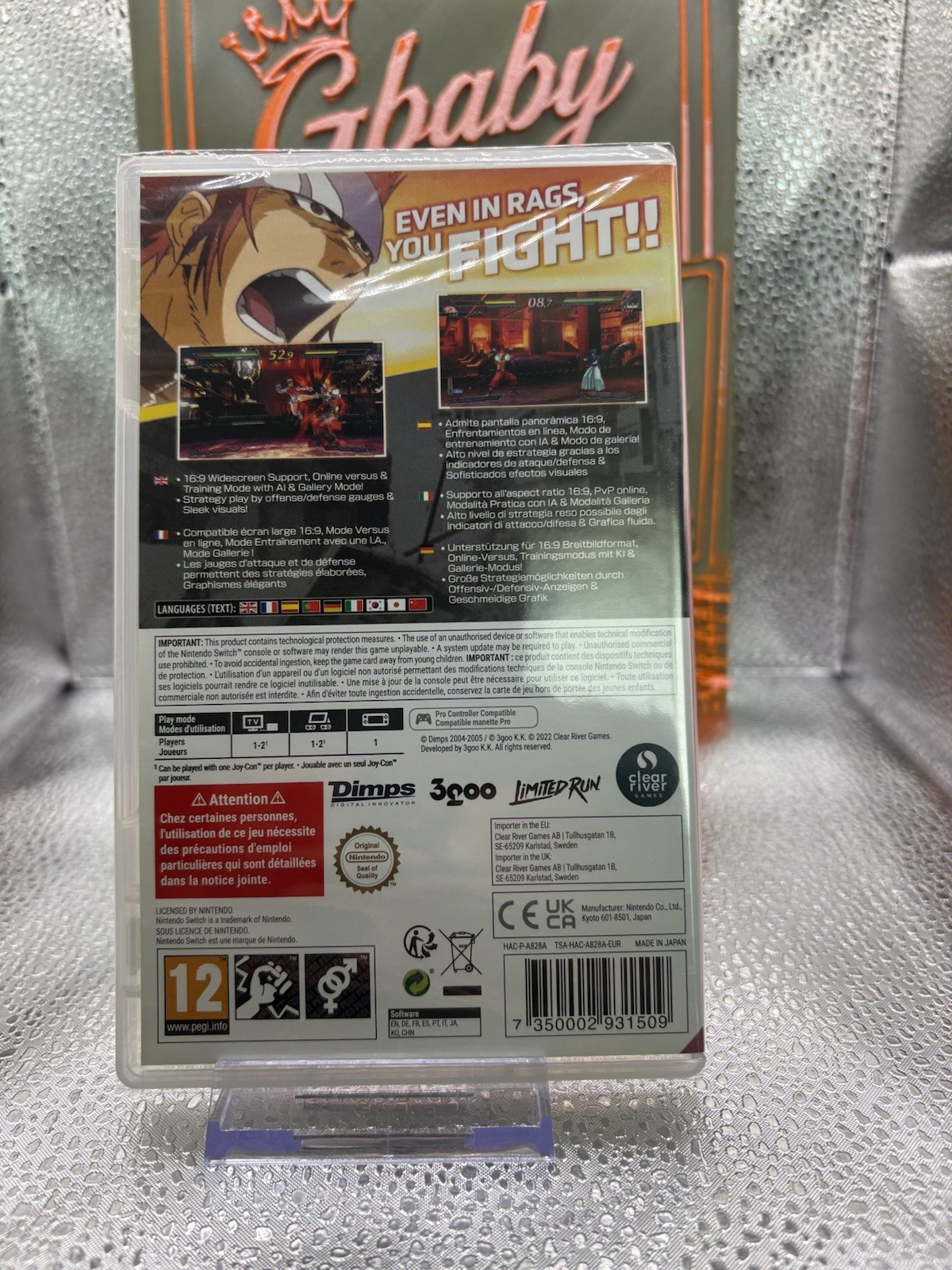 Clear River Games The Rumble Fish 2 (Nintendo Switch) Fighting PEGI 12 2022