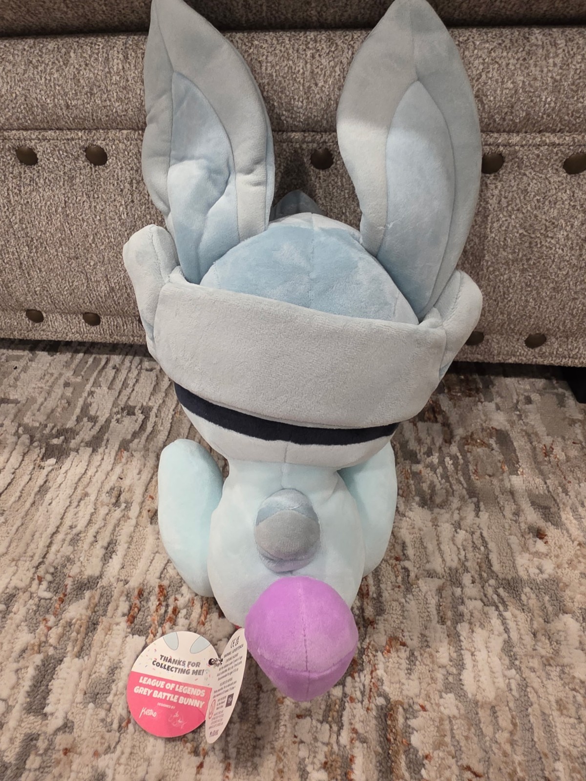 League of Legends Grey Battle Bunny 9-Inch Plush