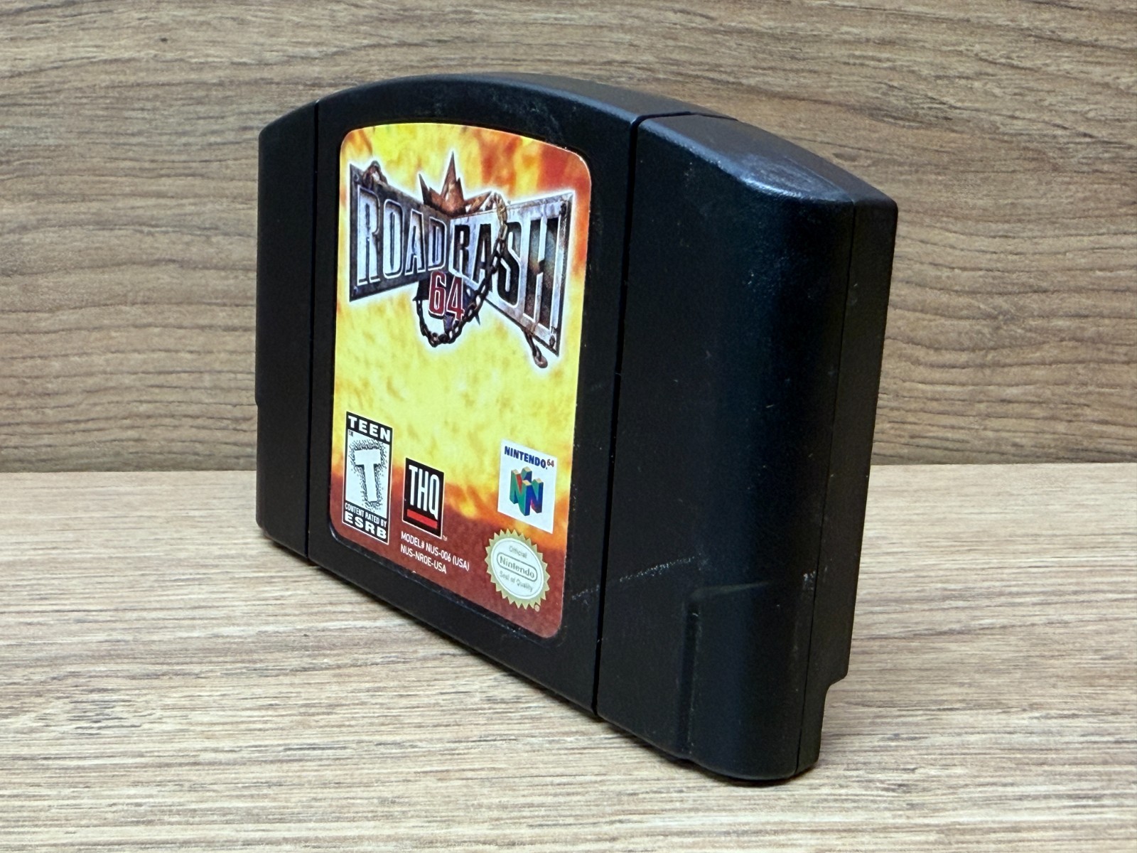 Road Rash 64 Authentic Black Game Cartridge Only Tested & Working Nintendo 64