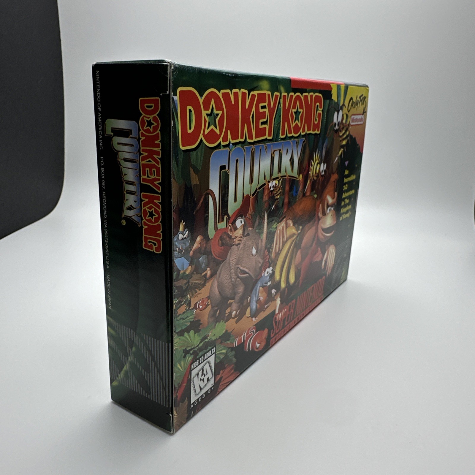 Donkey Kong Country (SNES) – CIB – Very Good Condition – Stunning Box