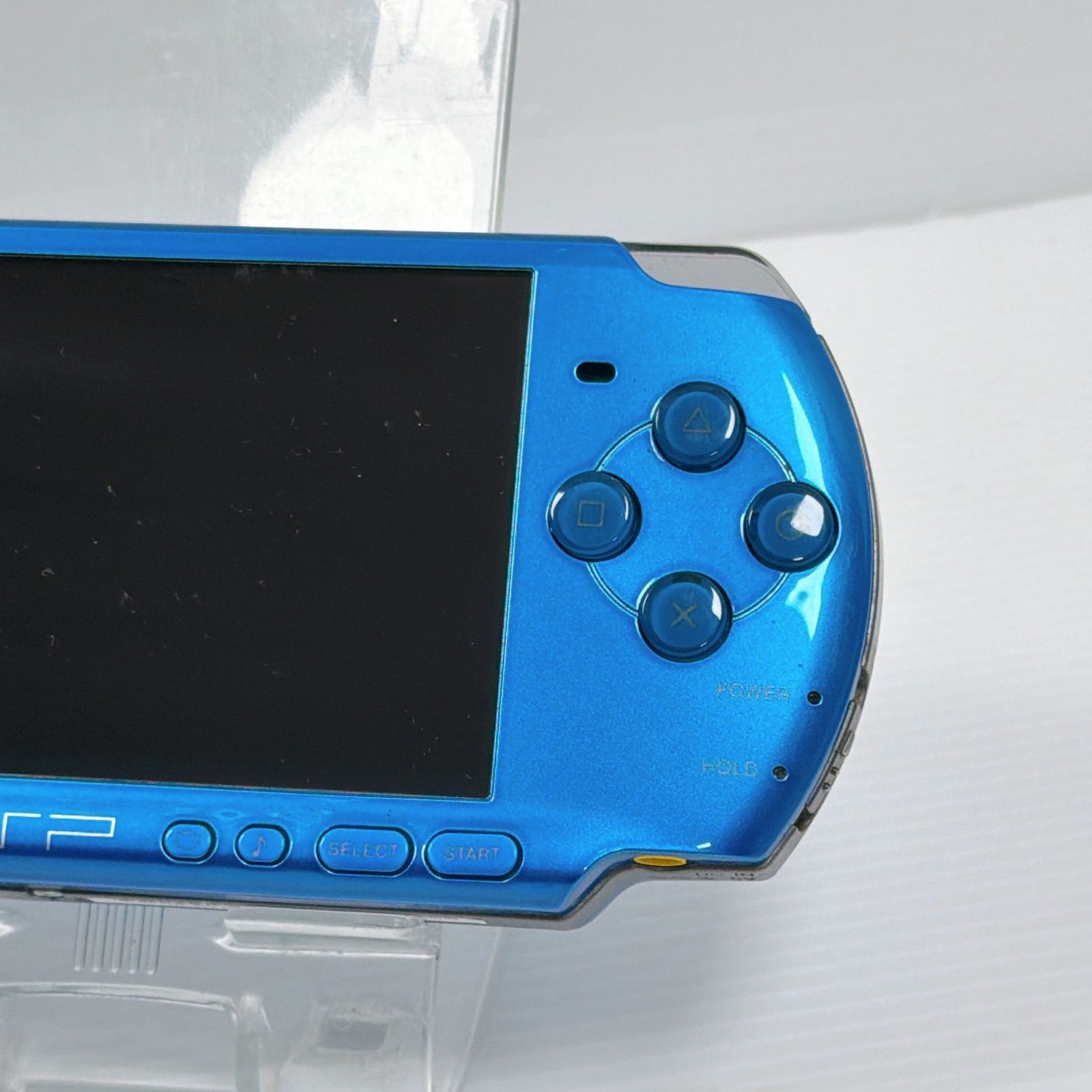Excellent Sony PSP-3000 Vibrant Blue Console CIB