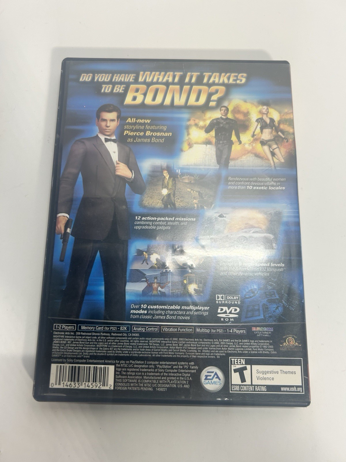 James Bond 007: Nightfire PS2 Sony PlayStation 2 Complete CIB Tested