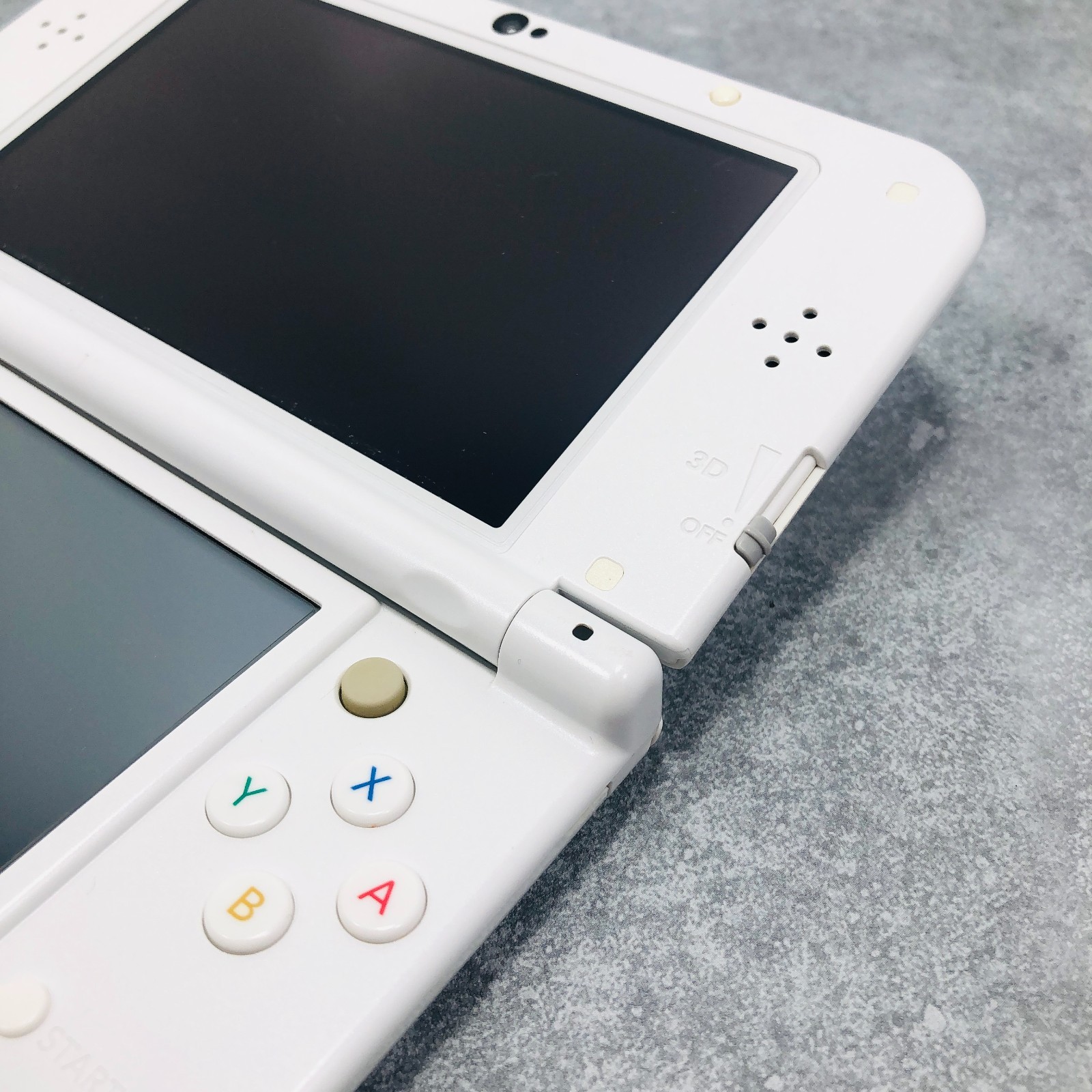 [EX+3] New Nintendo 3DS XL LL Pearl White Console Working Tested Japanese ver