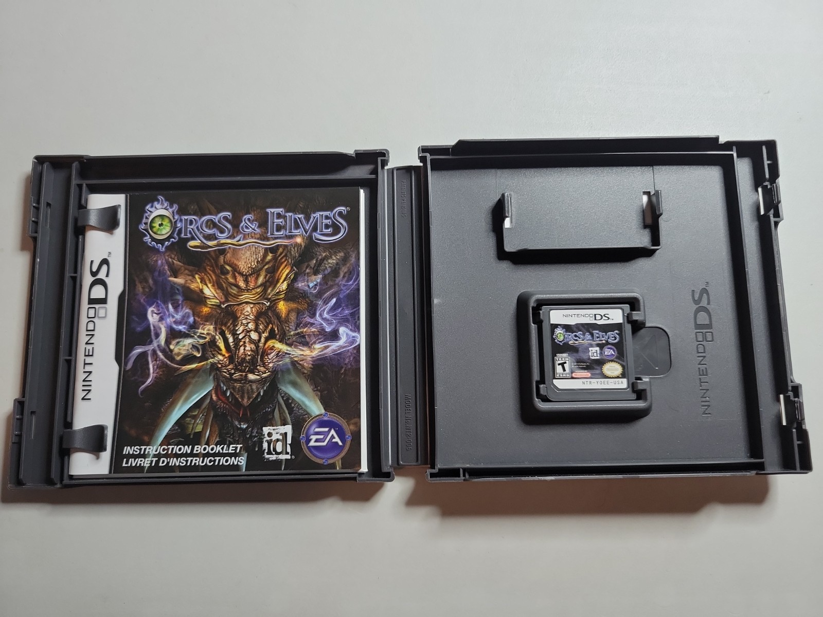 Orcs & Elves (Nintendo DS 2007) RPG Complete w/ Manual *Tested&Works*