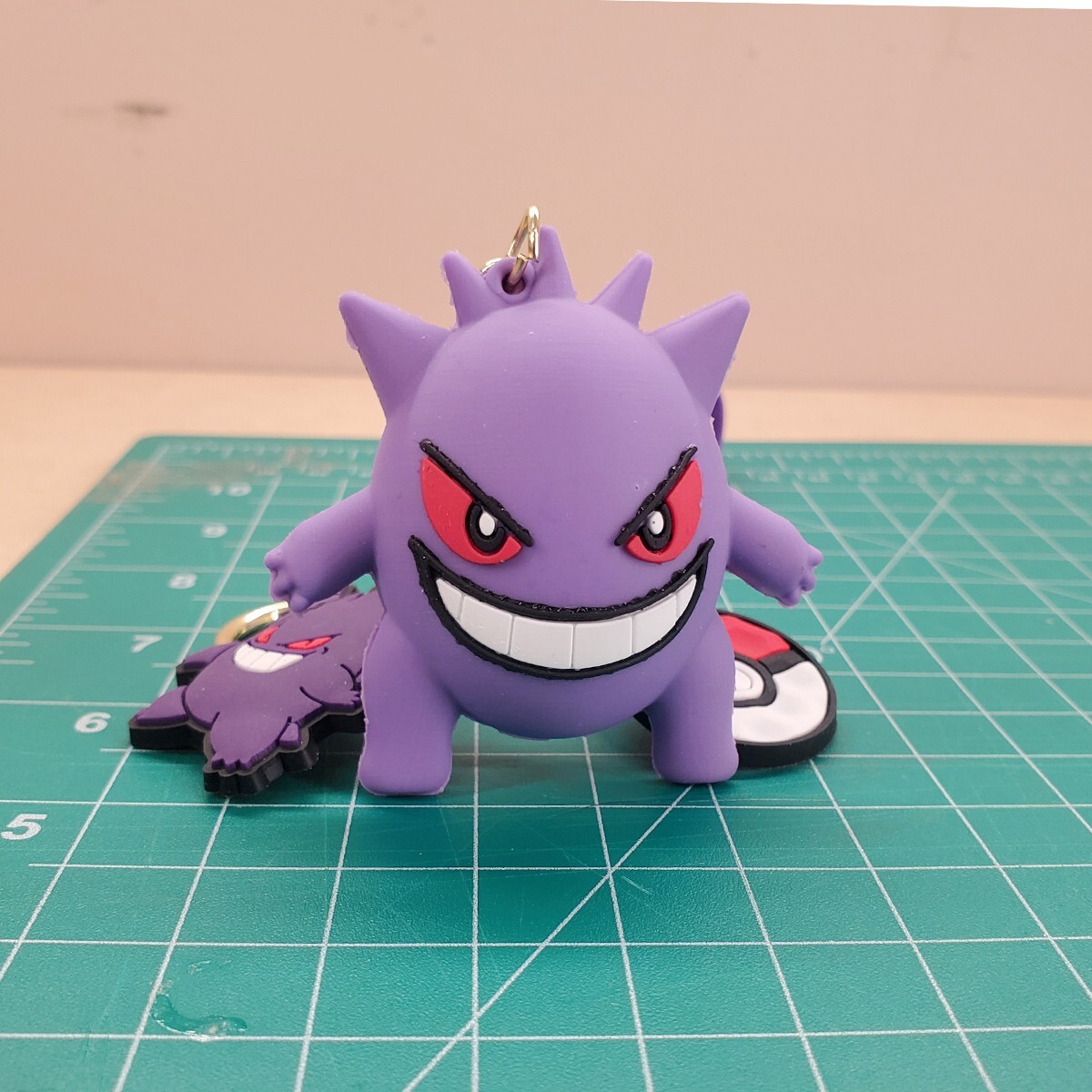 Gengar keychain w/ Pocket Monster strap ⭐️ 3d minifigure Pokemon key chain