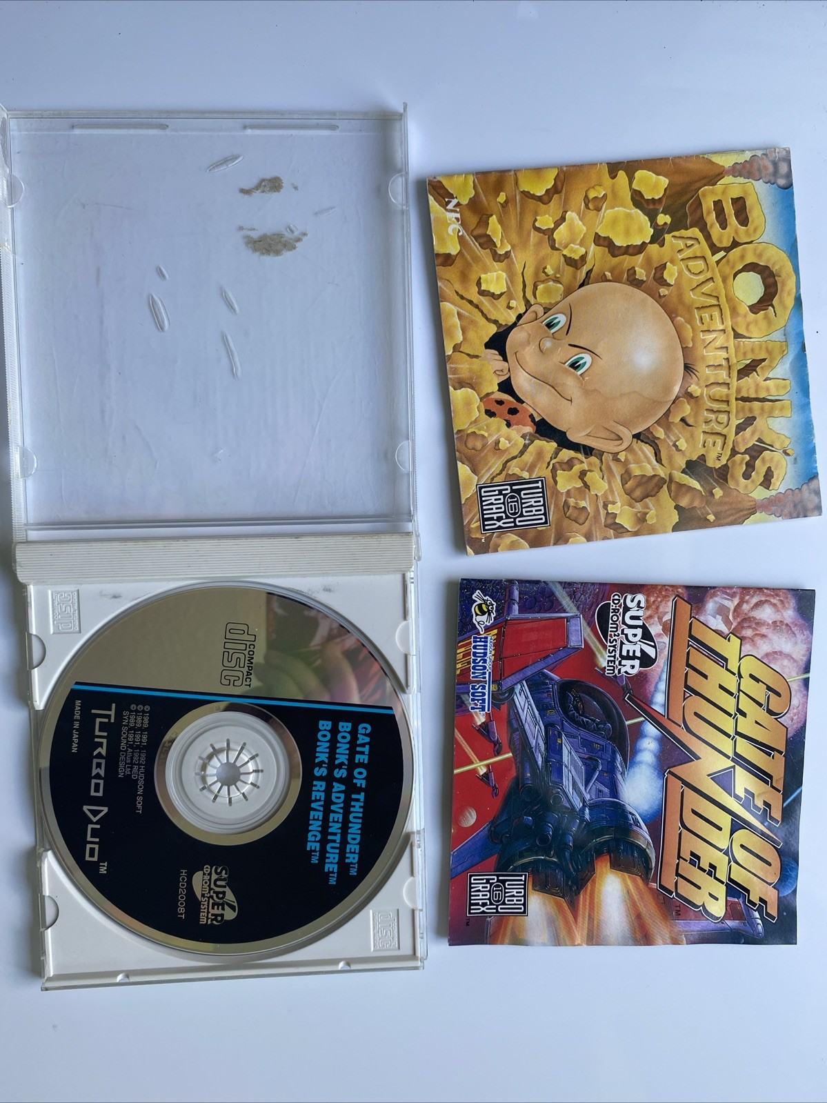 Gate of Thunder, Bonk’s Adventure & Bonk’s Revenge TurboGrafx SuperCD-ROM