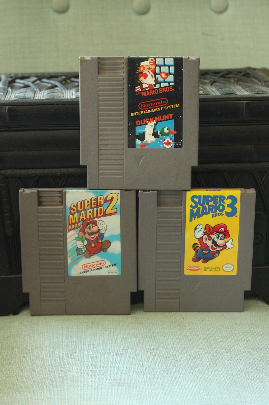SUPER MARIO BROS 1, 2, & 3 – 3-cartridge bundle for Nintendo NES