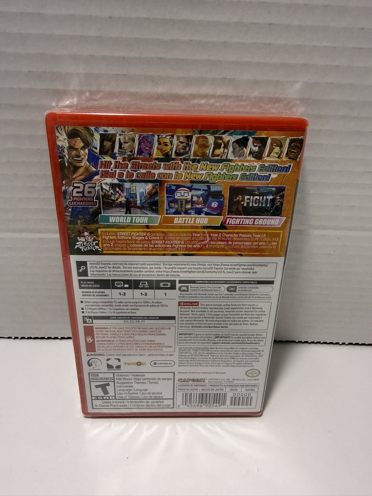 STREET FIGHTER 6 Year 1-2 Fighters Edition – Nintendo Switch 2 Brand New Sealed