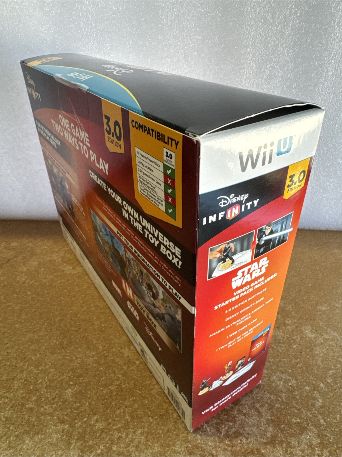 New Sealed Nintendo WII U Disney Infinity STAR WARS 3.0 Starter Pack Game