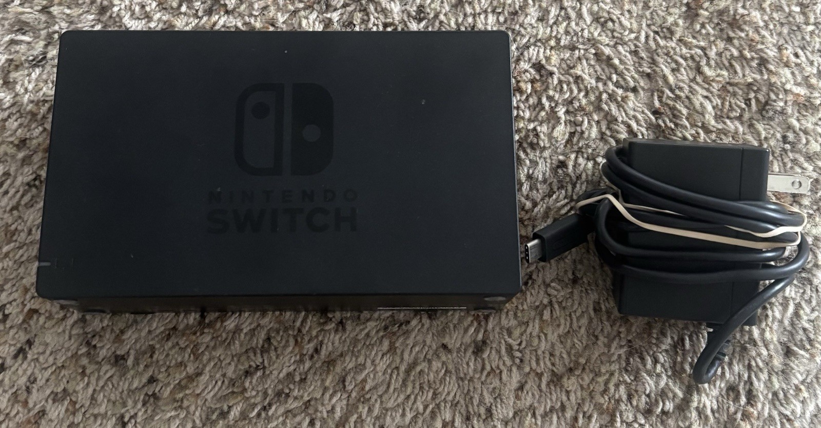 Nintendo Switch Console Screen TV Dock Station With AC Adapter HAC-007 Working