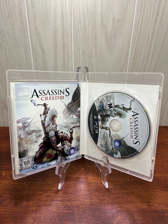 ASSASSIN’S CREED III PLAYSTATION 3 PS3 Free Fast Shipping CIB Tested