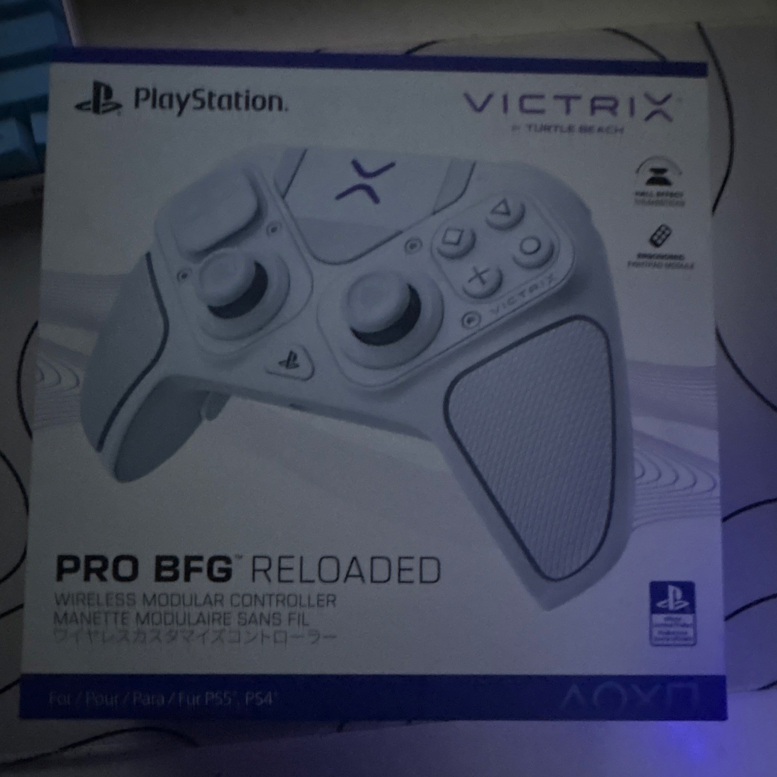 Victrix Pro BFG Reloaded Wireless Modular Controller, White for PS5/PS4/PC