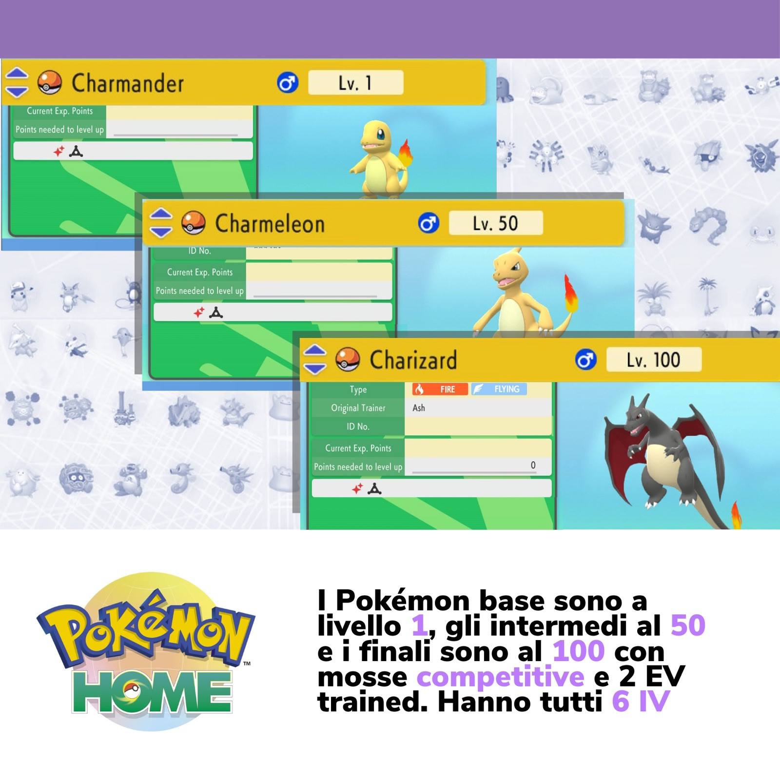 Pokémon HOME Shiny Living Dex Diamante Splendente Perla Lucente Pokedex completo