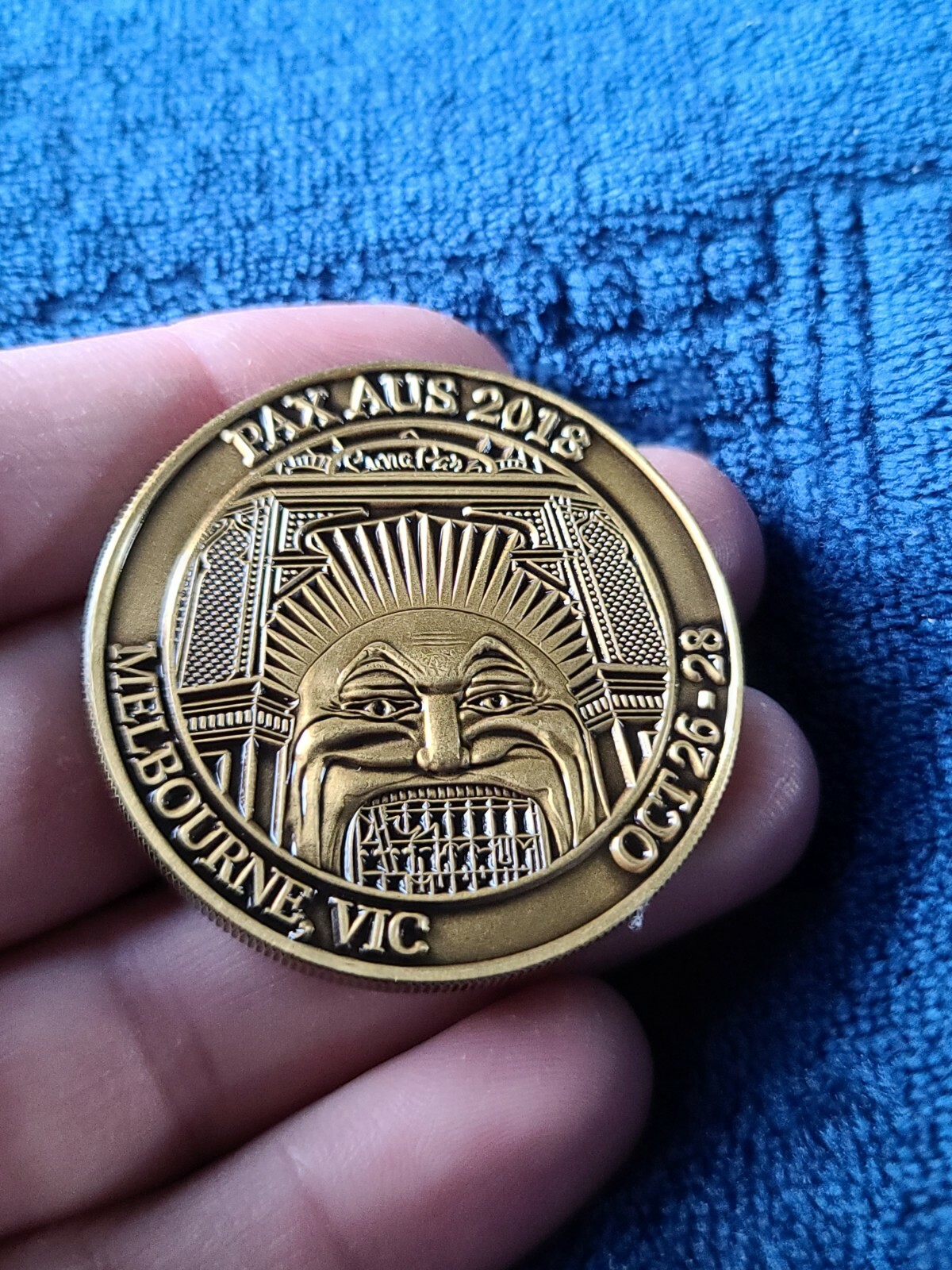 MARIO PAX Challenge Coin AUS2018 medals LOT 2 Rare Promo Nintendo Sega Namco ye