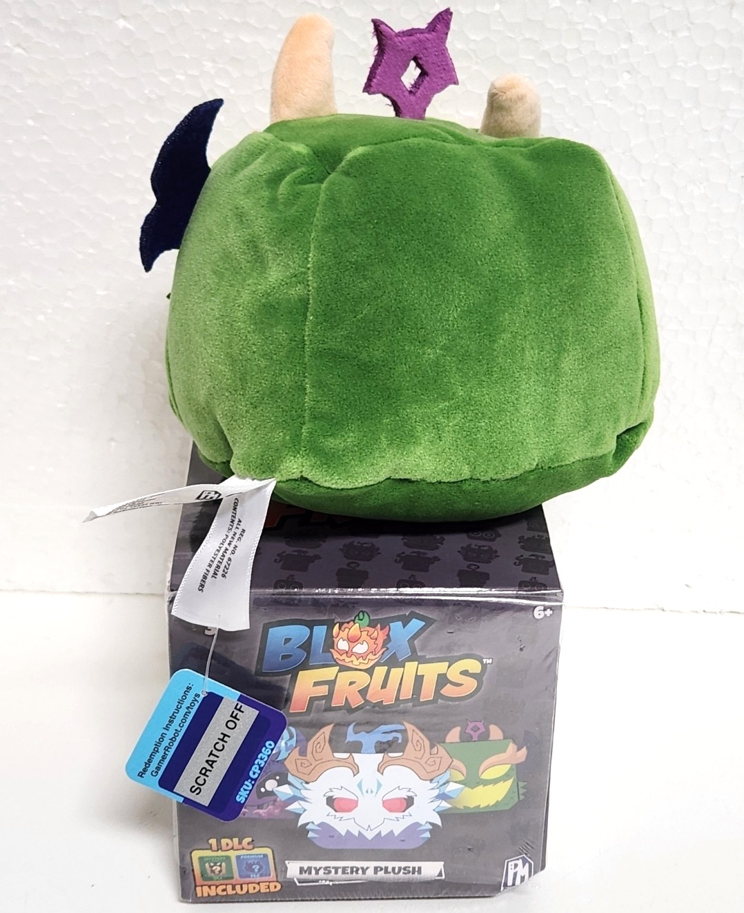 Roblox Blox Fruits Dragon Fruit Plush 4″ with Premium DLC