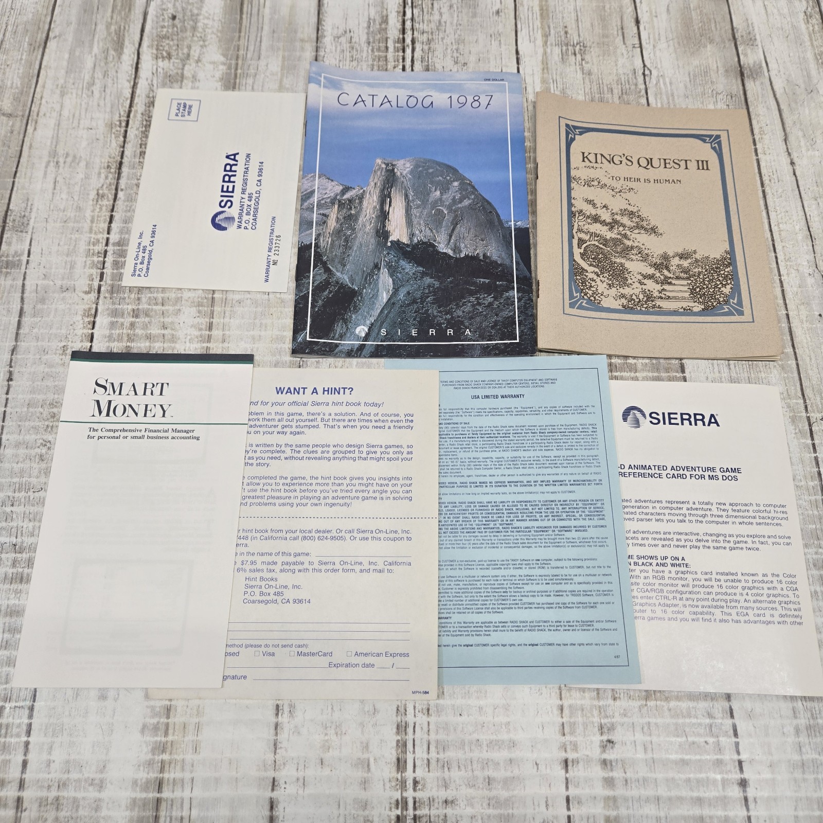 King’s Quest III: To Heir is Human (5.25″ Sierra) PC Big Box MS-DOS Without 3.5s