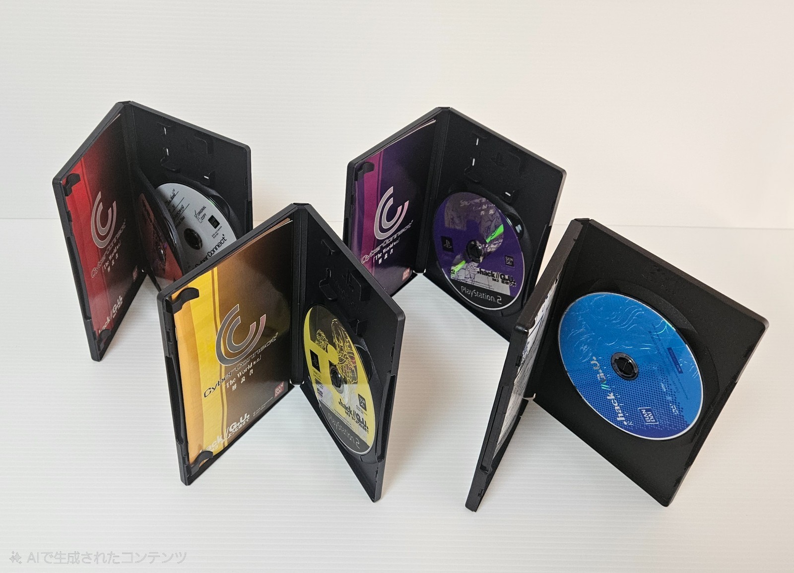 Sony Playstation 2 “.hack Vol.1,2,3,4,GIFT Limited Edition” – PS2 – G.U. set
