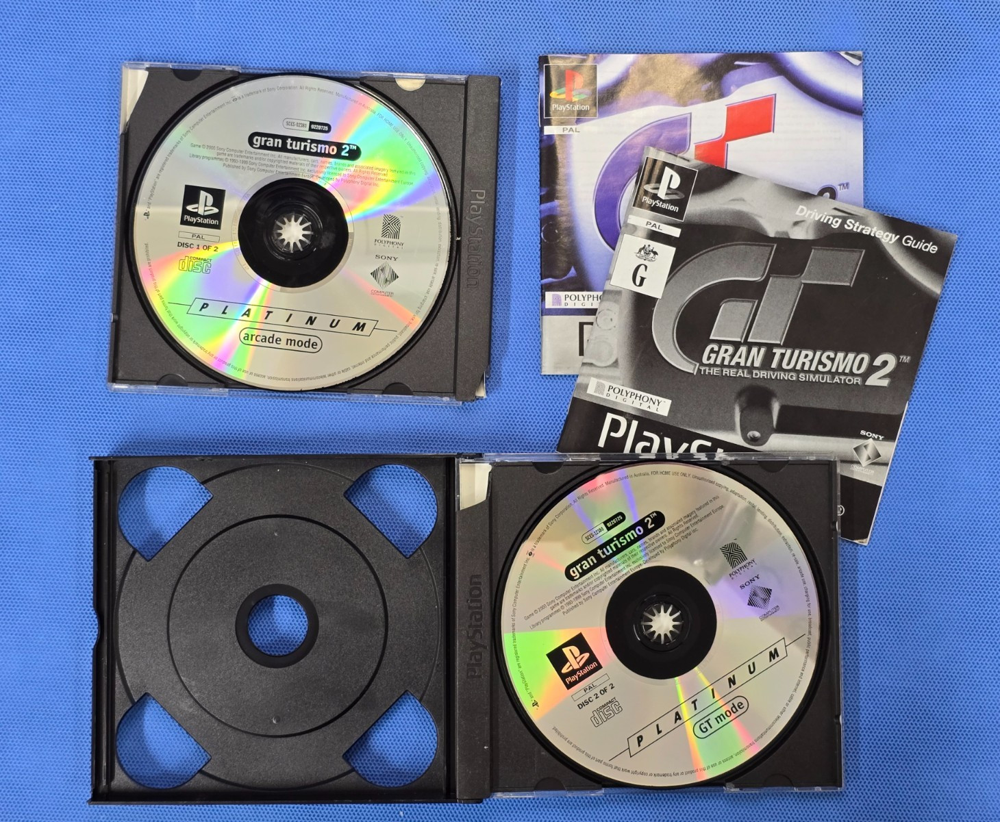 Gran Turismo 2 (Platinum) PS1 PS2 PS3 PAL *Complete* #2