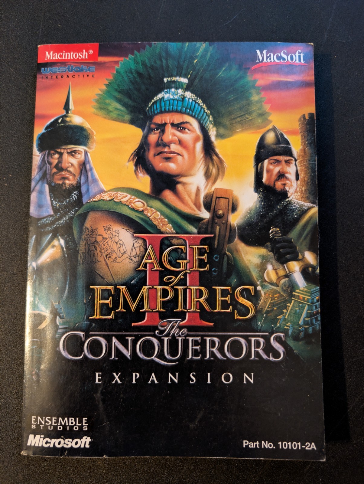 Age Of Empires II Conquerors & The Age of Kings MANUAL BOOKLET ONLY Macintosh