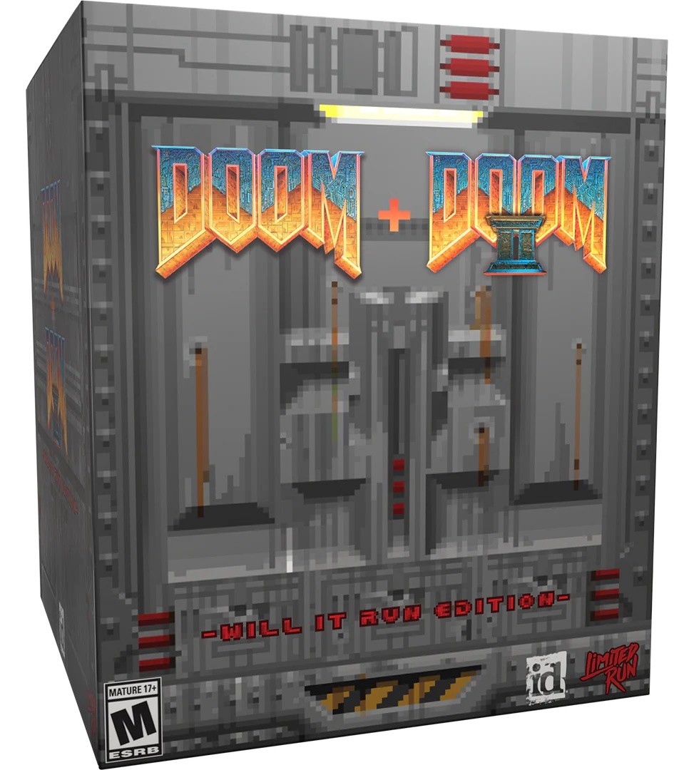PRESALE DOOM + DOOM II Will it Run Edition XBOX LIMITED ONLY 666 COPIES