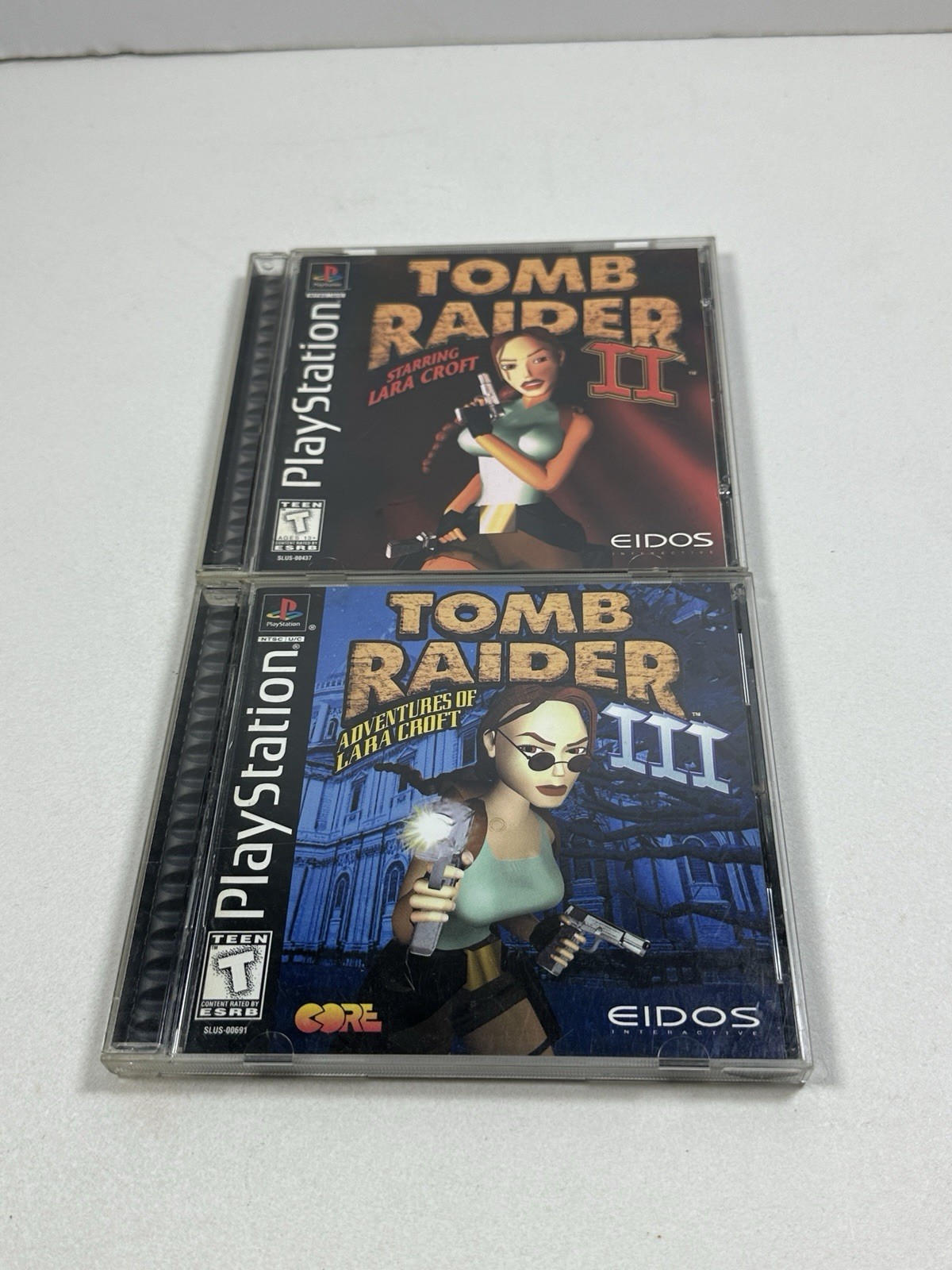 Tomb Raider 2 & 3 Ps1 – Black Label Tested!