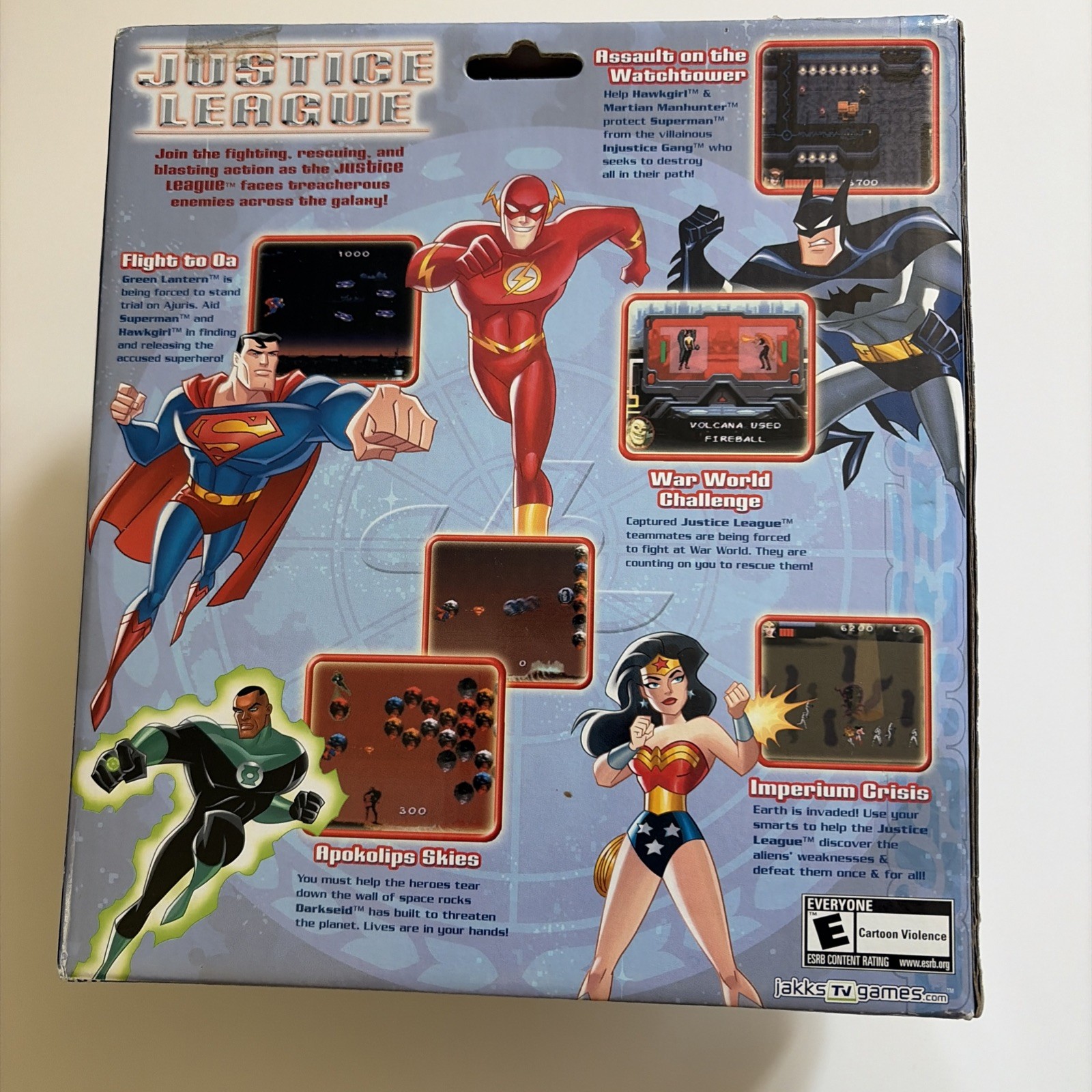 NEW Justice League Plug N and Play TV Video Game Jakks Pacific 2005 DC Comics