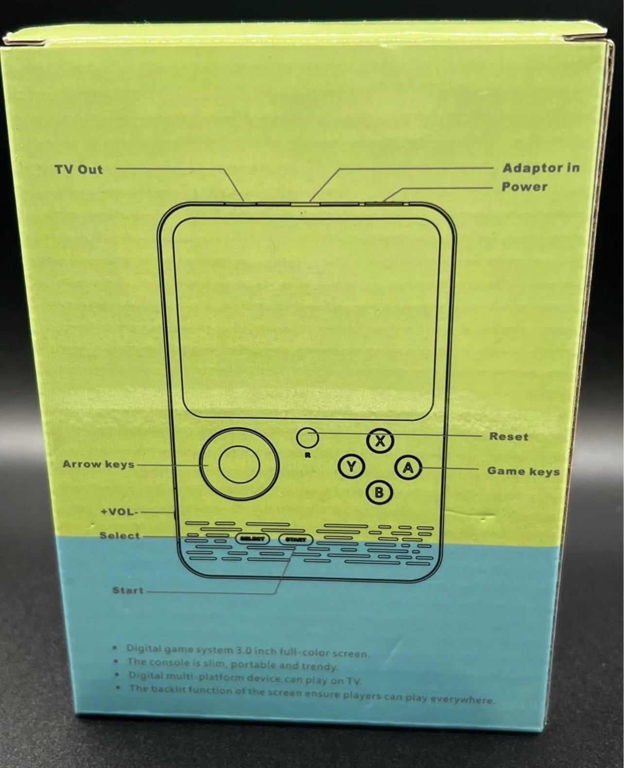 G5 Game Box Digital Game System with 3″ Full Color Screen, 500 Games