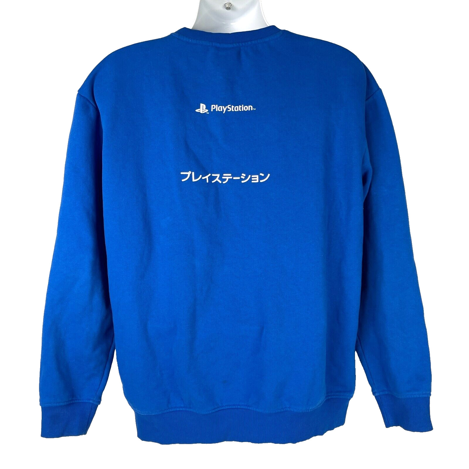 Sony PlayStation Mens H&M Pullover Sweatshirt size Large Difuzed Dualshock