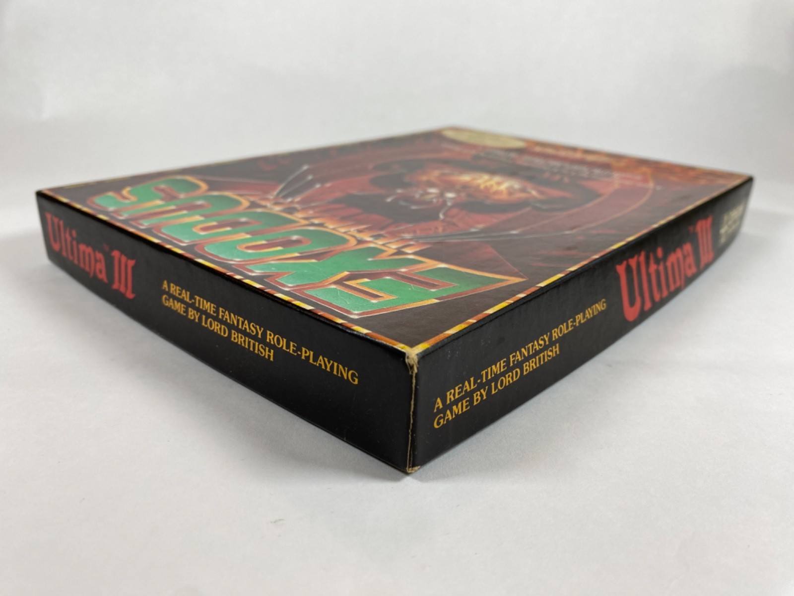 Ultima III Exodus Atari 800 XL XE COMPLETE Cloth Map Origin Systems Lord British